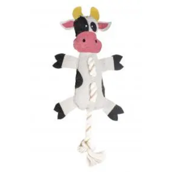 FARM FRIENDS CODEY COW 48CM