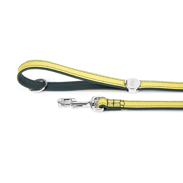 FIRENZE LIME LEATHER LEASH 110 CM