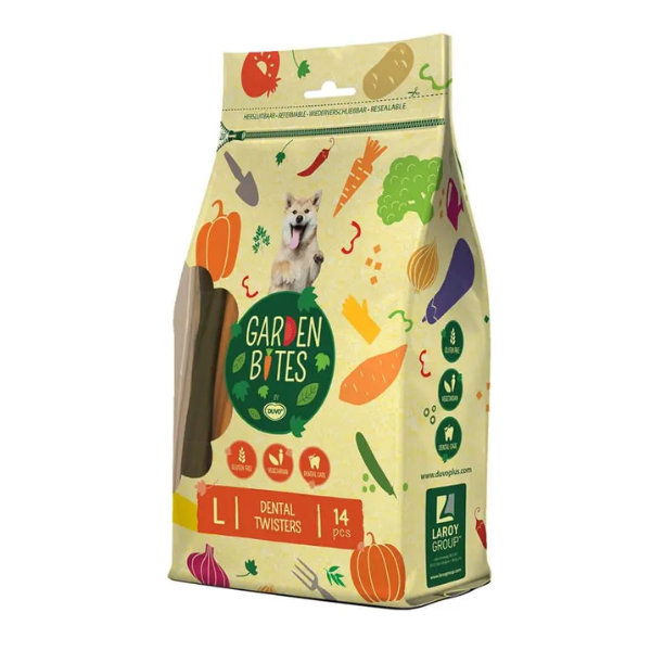 GARDEN BITE DENTAL TWIST 16CM POUCH