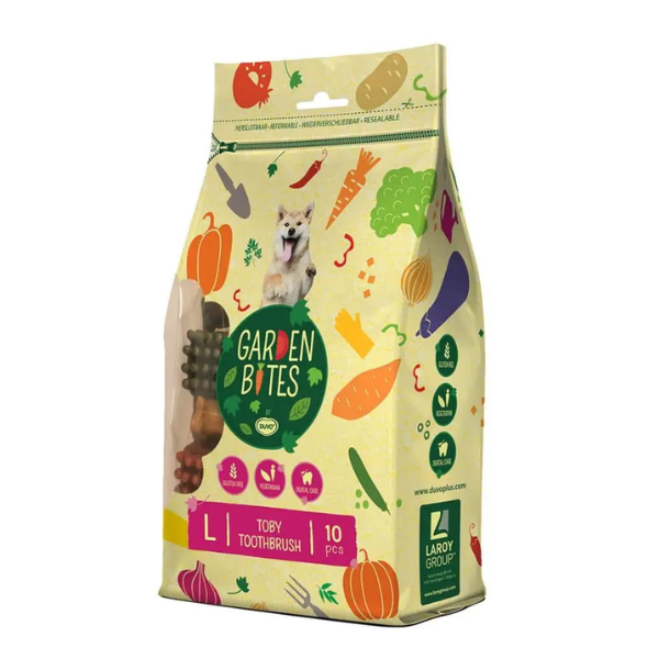 GARDEN BITE TOBY TOTHBRUS 5CM POUCH