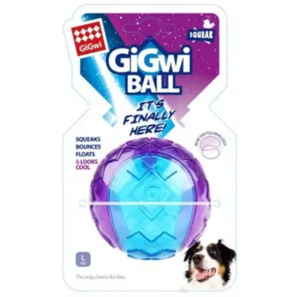 GIMDOG BALL 'SQUEAKER' SOLID