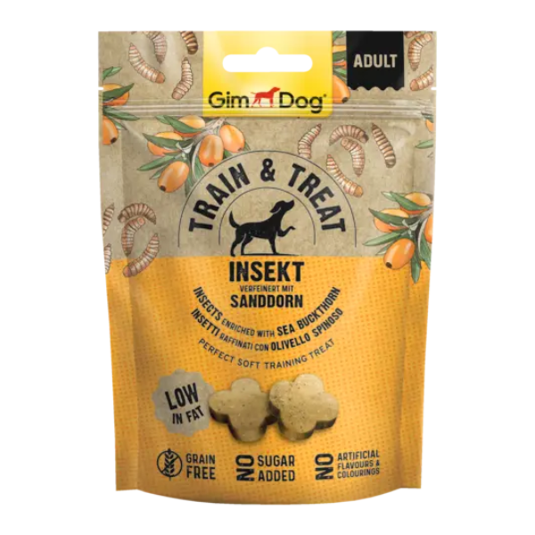 GIMDOG TRAIN AND TREAT INSECT AND SEA BUCKTHORN