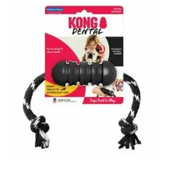 KONG EXTREME DENTAL W/ROPE MEDIUM