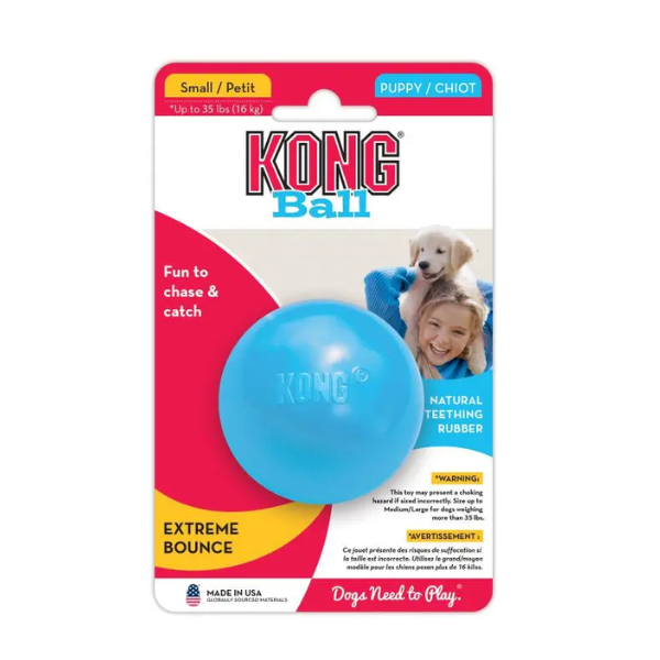KONG PUPPY BALL HOLE S/M