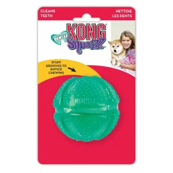 KONG SQUEEZZ DENTAL BALL MEDIUM