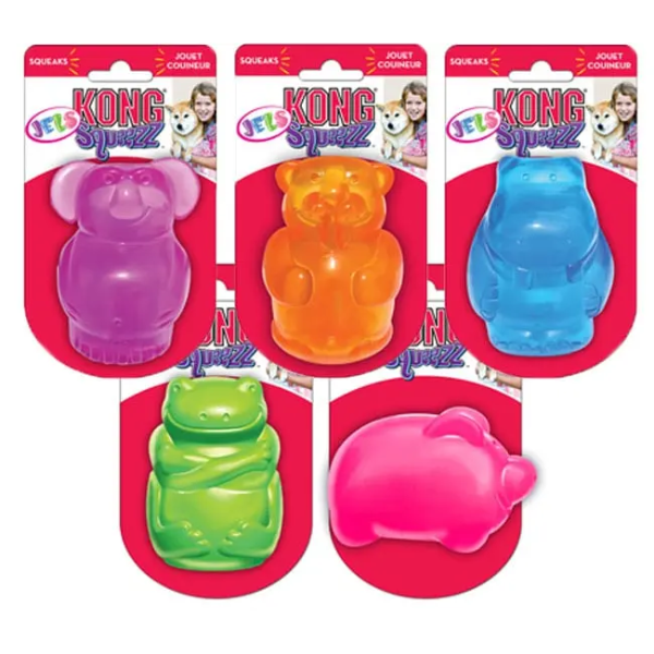 KONG SQUEEZZ JELS L MIXED COLOURS