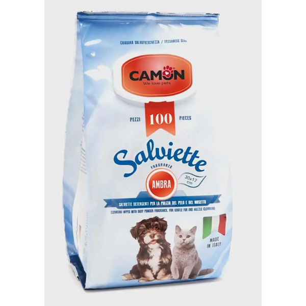AMBER CLEANSING 100 WIPES MAXI PAC