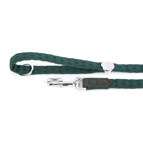 MILANO NYLON LEASH GREEN MEDIUM 110CM