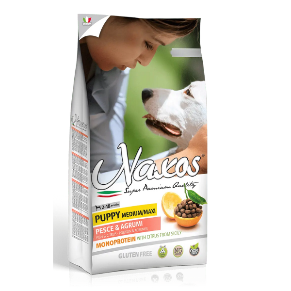 NAXOS MEDIUM / MAXI PUPPY FISH 3KG