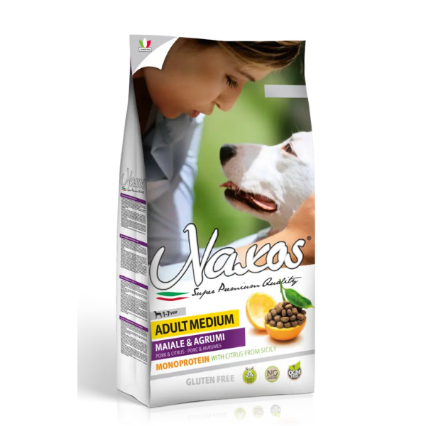 NAXOS MEDIUM ADULT PORK 3KG