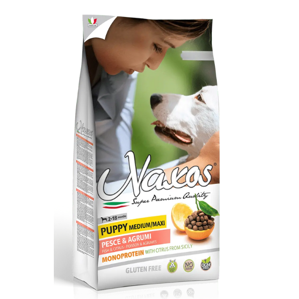 NAXOS PUPPY MEDIUM / MAXI FISH 12KG