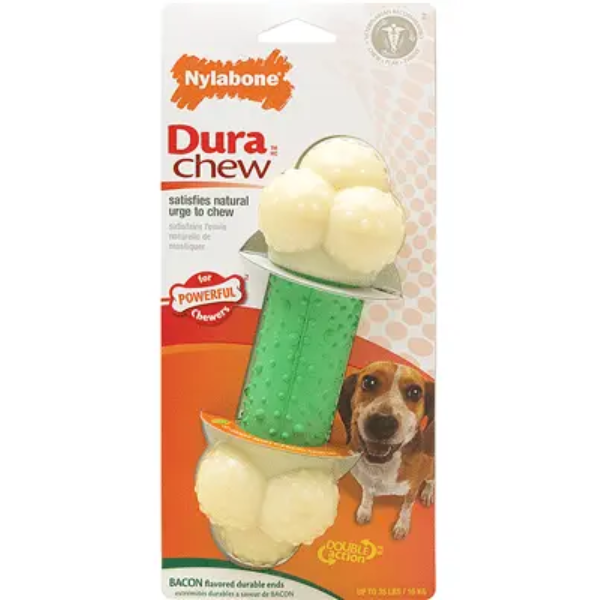 NYLABONE DOUBLE ACTION BACON MEDIUM