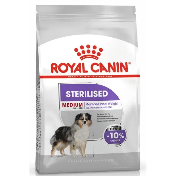 Royal Canin Medium Sterilised Dry Dog Food 12kg