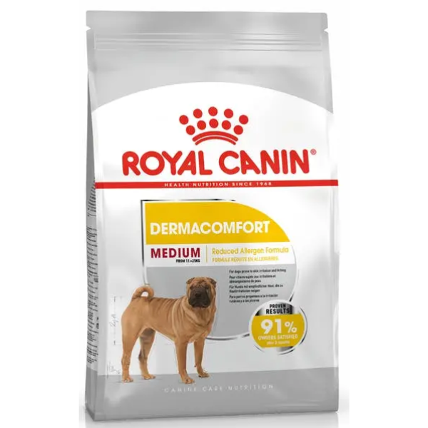 Royal Canin Medium Dermacomfort Dry Dog Food 12kg