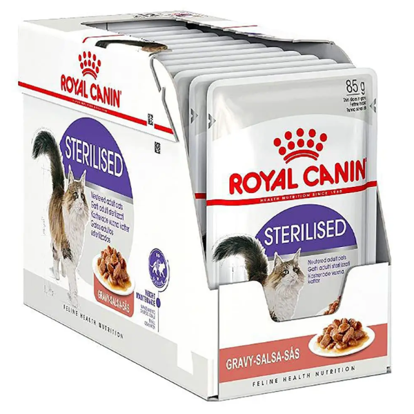 ROYAL CANIN STERILISED GRAVY (12x85G)
