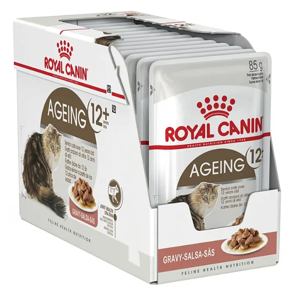 ROYAL CANIN AGEING 12+ IN GRAVY (12X85G)