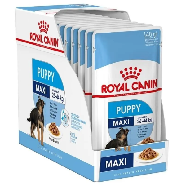 ROYAL CANIN MAXI PUPPY GRAVY (10x140G)