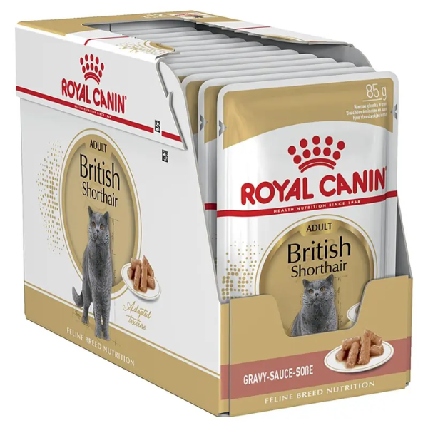 ROYAL CANIN BRITISH SHORTHAIR GRAVY (12x85G)