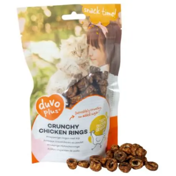 DUVO+ CRUNCHY CHICKEN RINGS 50G