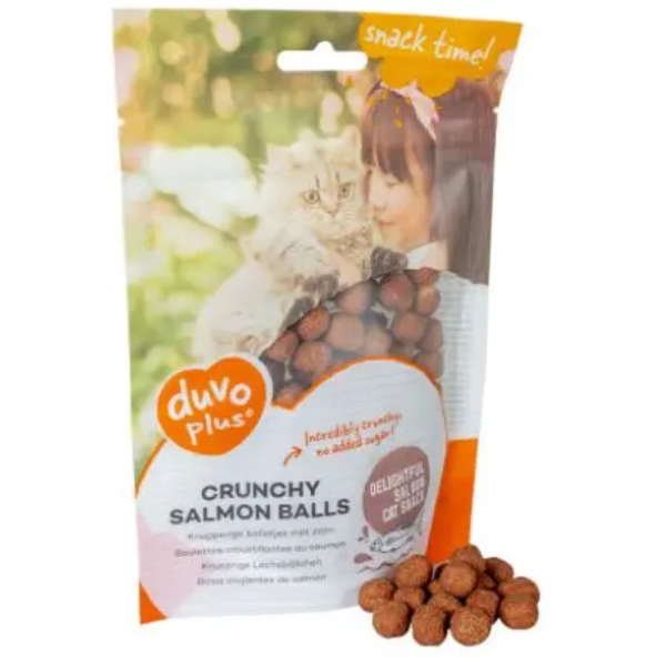 DUVO+ CRUNCHY SALMON BALLS 50G