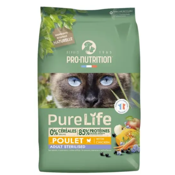 PURELIFE STERILISED CAT 8KG - CHICKEN