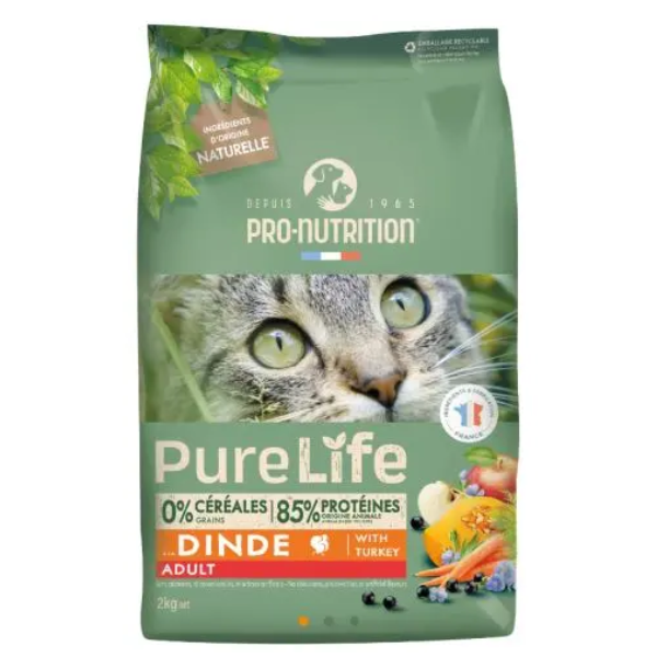 PURELIFE ADULT CAT 8KG - TURKEY