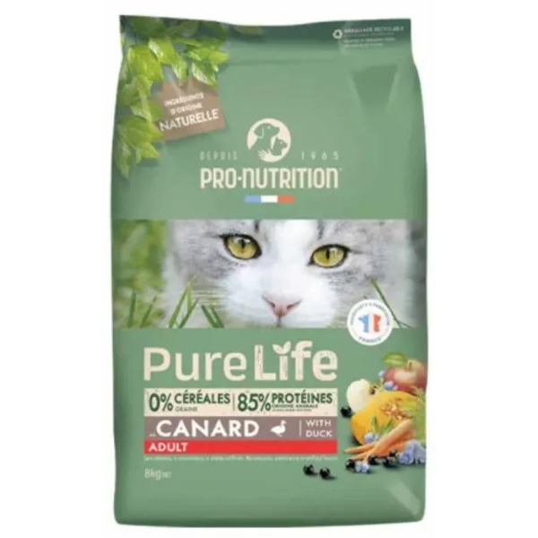 PURELIFE ADULT CAT 8KG - DUCK
