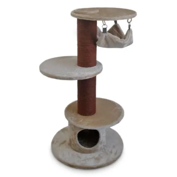 GIORGIA SCRATCHING POST BEIGE/ORANGE