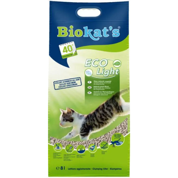 BIOKAT'S ECO LIGHT LITTER 8L TOFU