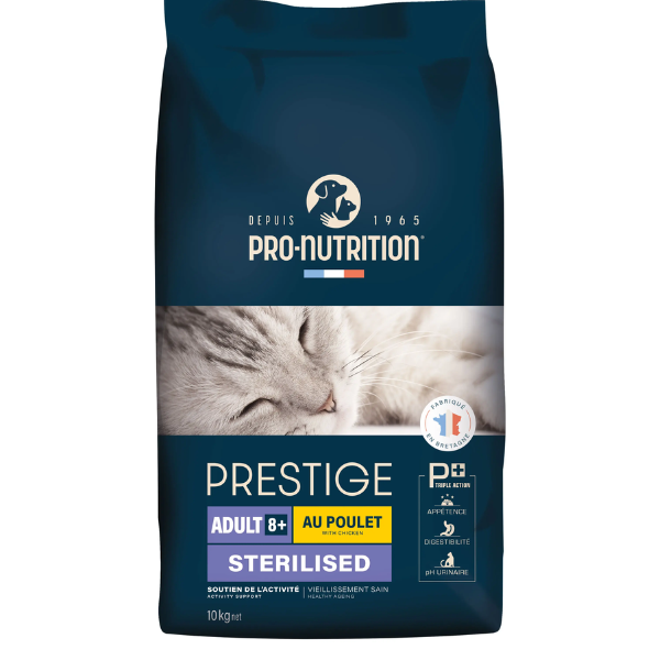 PRESTIGE STERILISED CAT 8+ 10 KG