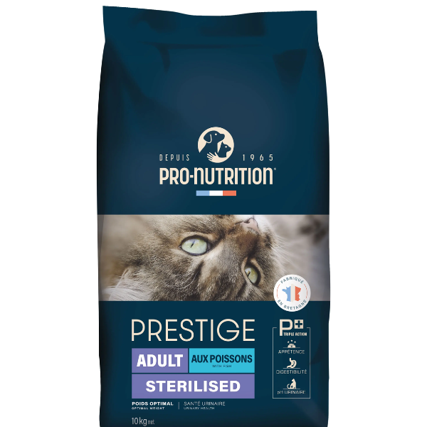PRESTIGE STERILISED CAT W/FISH 10KG