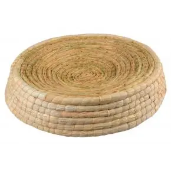 DUVO+ CORN STRAW POUF SIESTA