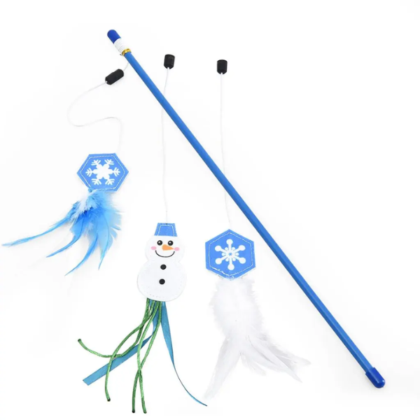 DUVO+XMAS PLAYING ROD WITH 2 TOYS