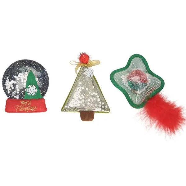 AH980 XMAS CAT MINI TOYS WHITE