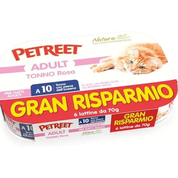 PETREET TR12 PESCE OCEANO 6X70G VALUE PACK