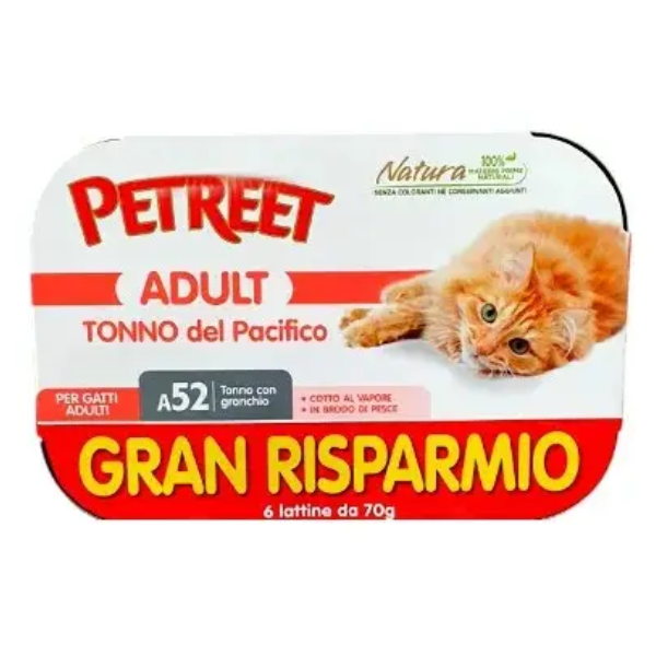 PETREET TP02 GRANCHIO 6X70G VALUE PACK