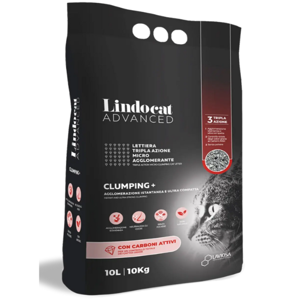 LINDOCAT ADVANCED CLUMPING PLUS CHARCOAL 10LT