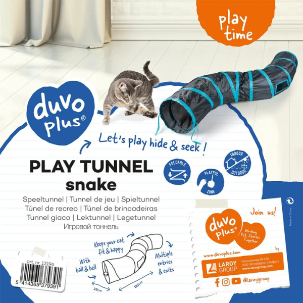 DUVO+ PLAY TUNNEL SNAKE