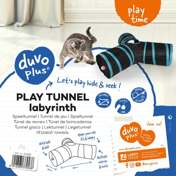 DUVO+ PLAY TUNNEL LABYRINTH