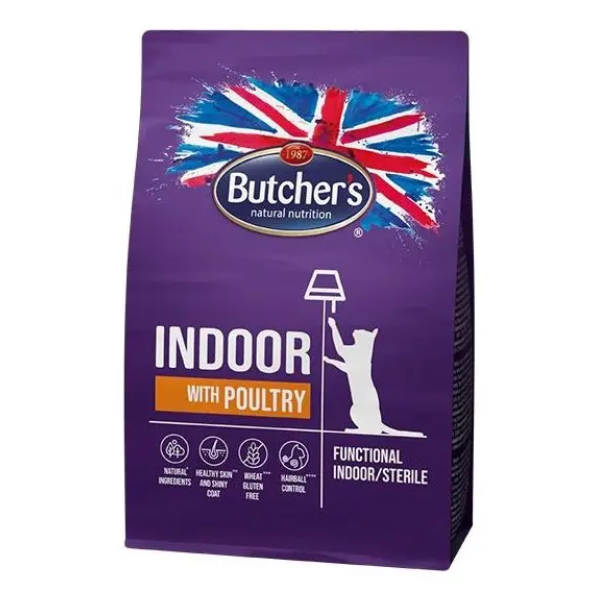 BUTCHER'S CAT INDOOR POULTRY 800G