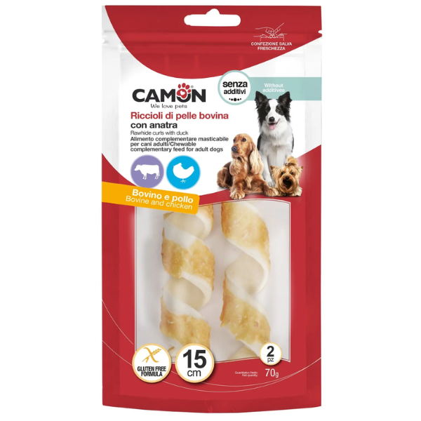 RAWHIDE ROLLS W/CHICKEN 2PCS