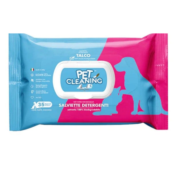 Pet Shine Wipes Talco, x35