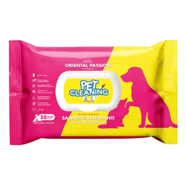 Pet Shine Wipes Oriental Passion, x35
