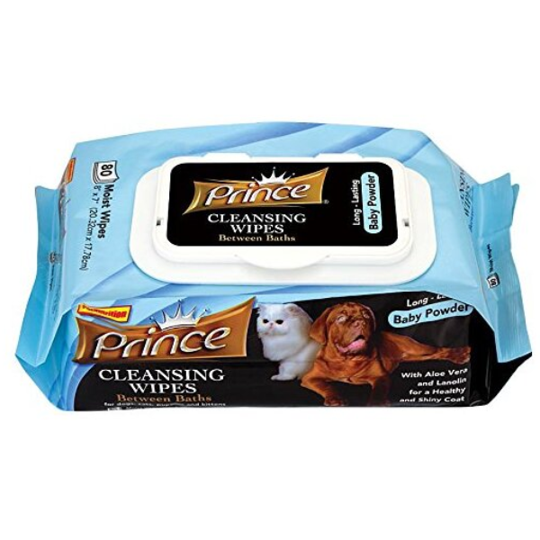 PRINCE WIPES BABY POWDER X80