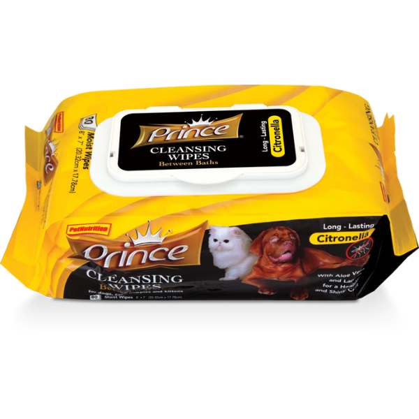 PRINCE WIPES CITRONELLA X80
