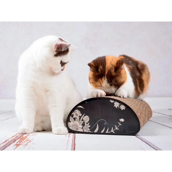 LE PAIN ASIA BLACK FLOWERS ON BEIGE