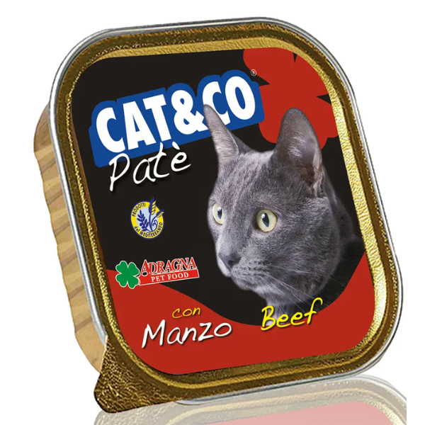 CAT&CO PATE' BEEF 100GR