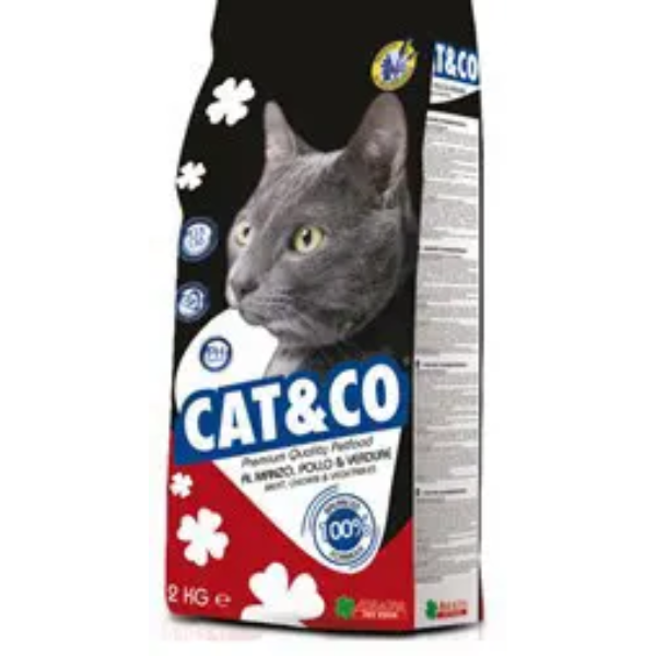 CAT&CO DRY BEEF CHICKEN AND VEGETABLES 20KG