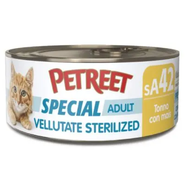 PETREET SA42 TONNO/MAIS STER 70G
