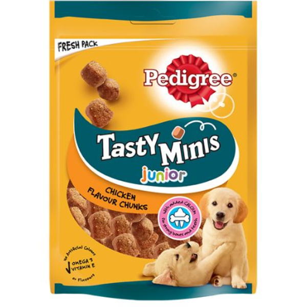 PEDIGREE TASTY MINIS CHEWY CUBES JUNIOR - 125G